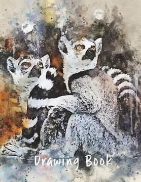 portada Drawing Book: Lemur 8.5x11 (in English)