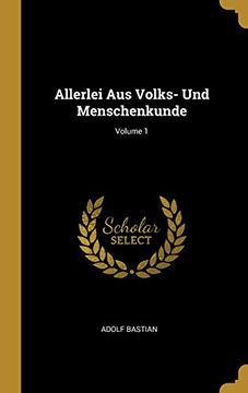 portada Allerlei Aus Volks- Und Menschenkunde; Volume 1 (in German)