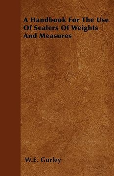 portada a handbook for the use of sealers of weights and measures (en Inglés)