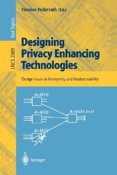portada designing privacy enhancing technologies (en Inglés)
