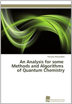 portada an analysis for some methods and algorithms of quantum chemistry (en Inglés)