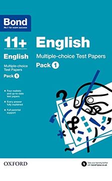 portada Bond 11+: English: Multiple-choice Test Papers: Pack 1