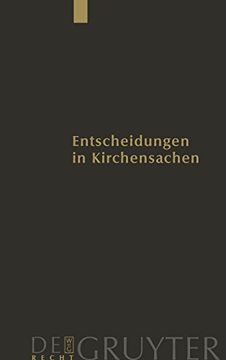 portada Entscheidungen in Kirchensachen Seit 1946 1. 19 -31. 12. 2005 (in German)