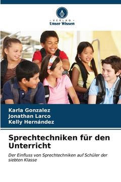 portada Sprechtechniken für den Unterricht (en Alemán)