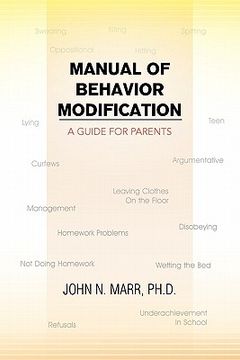 portada manual of behavior modification