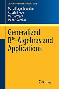 portada Generalized B*-Algebras and Applications