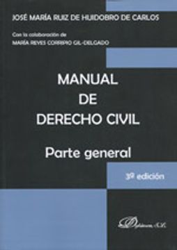 portada Manual De Derecho Civil. Parte General (3ª Edición) (in Spanish)