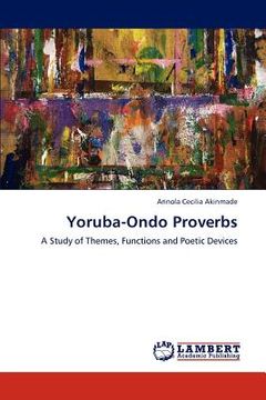 portada yoruba-ondo proverbs (en Inglés)