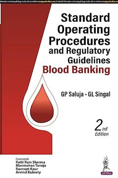portada Standard Operating Procedures and Regulatory Guidelines Blood Banking
