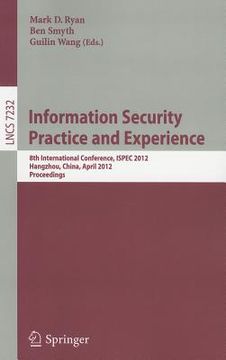 portada information security practice and experience (en Inglés)