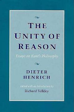 portada the unity of reason: essays on kant's philosophy