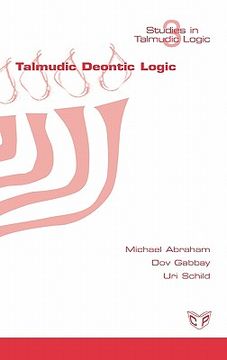 portada Talmudic Deontic Logic (en Hebreo)