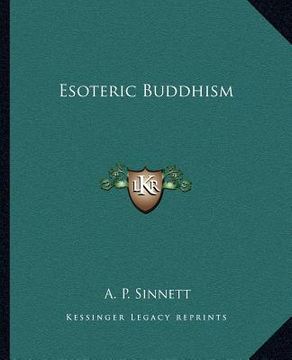 portada esoteric buddhism (en Inglés)