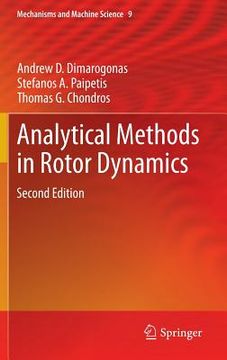 portada analytical methods in rotor dynamics: second edition (en Inglés)