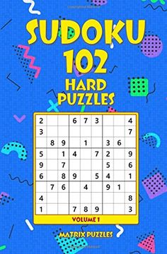 portada Sudoku: 102 Hard Puzzles (102 Sudoku 9x9 Puzzles: Hard) (Volume 1) (in English)