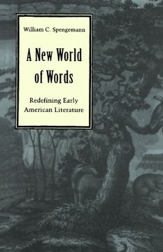 portada A new World of Words: Redefining Early American Literature (in English)
