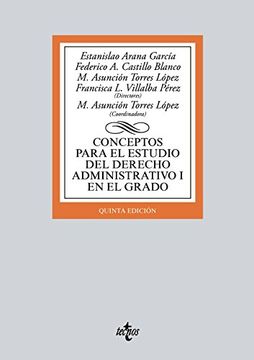 portada Conceptos para el estudio del Derecho administrativo I en el grado (Derecho - Biblioteca Universitaria De Editorial Tecnos)