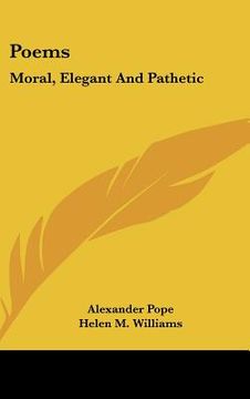 portada poems: moral, elegant and pathetic (en Inglés)