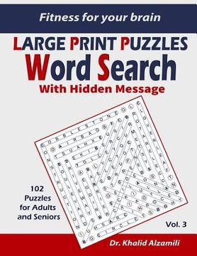 portada Fitness for your brain: Word Search With Hidden Message: Train your brain anywhere, anytime! - 102 Puzzles for Adults and Seniors (en Inglés)