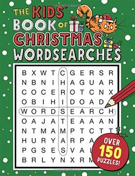 portada The Kids' Book of Christmas Wordsearches (Paperback) (en Inglés)