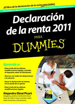 portada declaración de la renta 2011 para dummies