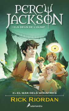 portada El mar dels monstres (Percy Jackson i els déus de l'Olimp 2) (in Catalan)