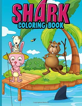 portada Shark Coloring Book: For Kids Aged 2-6; Simple Shark Drawings for Toddlers, (my First Coloring Book) 