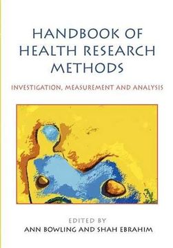 portada Handbook of Health Research Methods: Investigation, Measurement and Analysis (en Inglés)