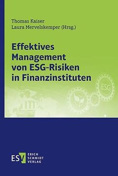 portada Effektives Management von Esg-Risiken in Finanzinstituten