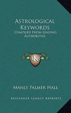 portada astrological keywords: compiled from leading authorities (en Inglés)