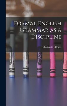 portada Formal English Grammar as a Discipline (en Inglés)