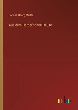 portada Aus dem Herder'schen Hause (en Alemán)