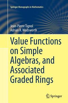 portada Value Functions on Simple Algebras, and Associated Graded Rings (en Inglés)