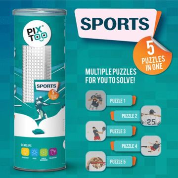 portada Rompecabezas Pixtoo Pixels Sports (deportes)