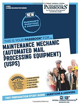 portada Maintenance Mechanic (Automated Mail Processing Equipment)(Usps) (en Inglés)