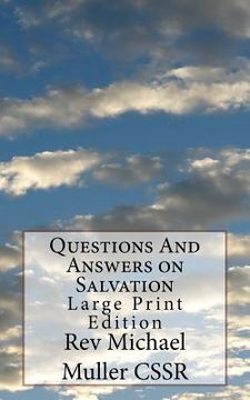 portada Questions And Answers on Salvation: Large Print Edition (en Inglés)