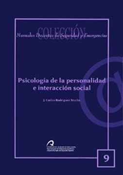 portada Psicologí­A de la Personalidad e Interacción Social (Manual Docente de Teleformación de Seguridad y Emergencias)