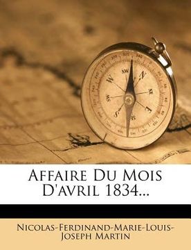 portada Affaire Du Mois D'avril 1834... (in French)