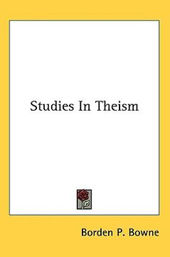portada studies in theism (en Inglés)