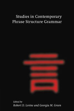 portada Studies in Contemporary Phrase Structure Grammar (en Inglés)