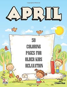 portada April 50 Coloring Pages For Older Kids Relaxation