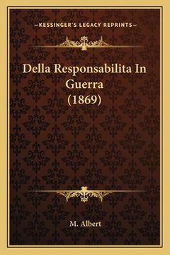 portada Della Responsabilita In Guerra (1869) (in Italian)