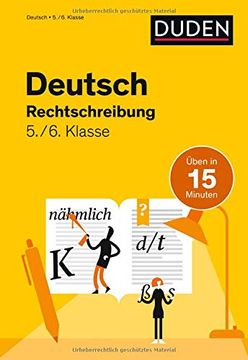 portada Deutsch in 15 min - Rechtschreibung 5. /6. Klasse