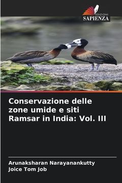 portada Conservazione delle zone umide e siti Ramsar in India: Vol. III (en Italiano)