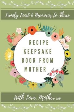 portada Recipe Keepsake Book From Mother