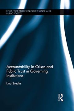 portada Accountability in Crises and Public Trust in Governing Institutions (en Inglés)
