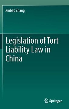portada Legislation of Tort Liability Law in China (en Inglés)