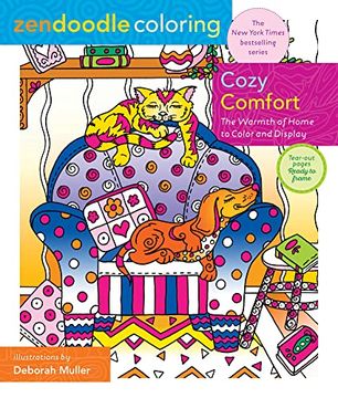 portada Zendoodle Coloring: Cozy Comfort: The Warmth of Home to Color and Display