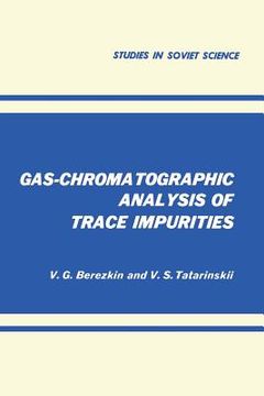 portada Gas-Chromatographic Analysis of Trace Impurities (in English)