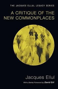portada A Critique of the new Commonplaces (en Inglés)
